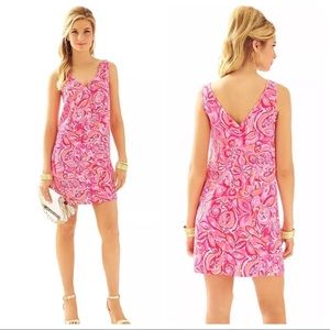 NWT Lilly Pulitzer Calissa Satin Crepe Dress